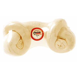 [20111] Rawhide Natural Round Safety-Knot Bone - 10"