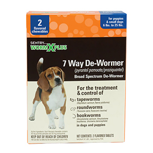[03930] Sentry WormX Plus for Small Dogs - 2 ct