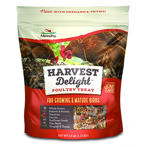 [13690219] Manna Pro Harvest Delight Poultry Treat - 2.5 lb