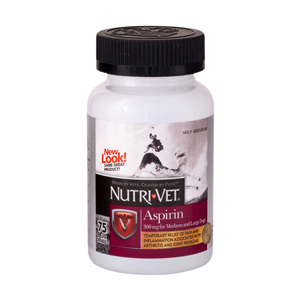 [12199-3] Nutri-Vet Aspirin Chewables for Large Dogs 300 mg - 75 ct