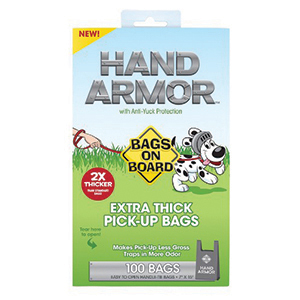 [3203940030] Bags on Board Hand Armor Extra Thick Pick-Up Bags (100 Pack)