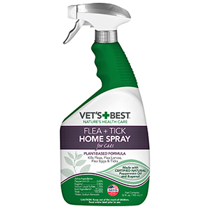[3165810526] Vet's Best Flea + Tick Home Spray For Cats - 32 oz