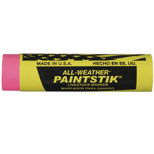 [61012] All-Weather Paintstik Livestock Marker - Fluorescent Pink