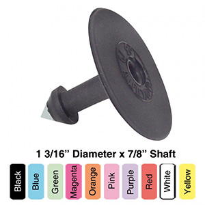 [GSM-W] Allflex Small Male Button - White (25 Pack)