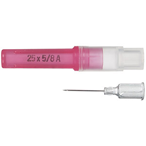 [8881251907] Monoject Needle Disposable Plastic Hub 25G x 5/8" (100 Pack)