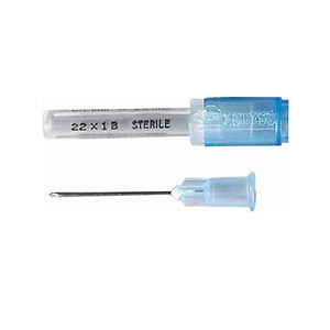 [8881251881-22G] Monoject Needle Disposable Plastic Hub 22G x 1" (100 Pack)