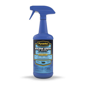 [001EQSPRAY] Pyranha Equine Spray & Wipe - 1 qt