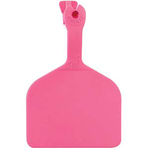 [9053317] Z Tags Feedlot Ear Tags - Pink Blank (50 Pack)
