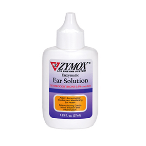 [RZES0125W] ZYMOX Ear Solution with .5% Hydrocortisone - 1.25 oz