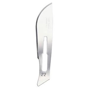 [618422] Swann-Morton Stainless Steel Disposable Scalpels #22 (10 Pack)