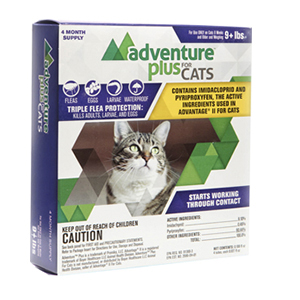 [511126] Adventure Plus for Cats - Large, 9 lb &amp; Up (4 Pack)