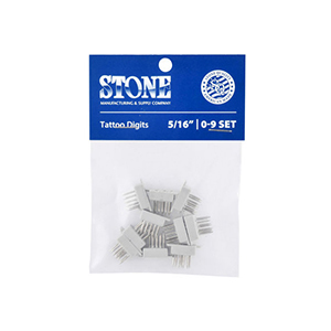 [4215] Small Animal Tattoo Numbers 0-9 - 5/16"