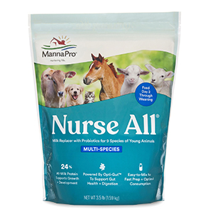 [93940206] Manna Pro Nurse All Multi-Species Milk Replacer - 3.5 lb