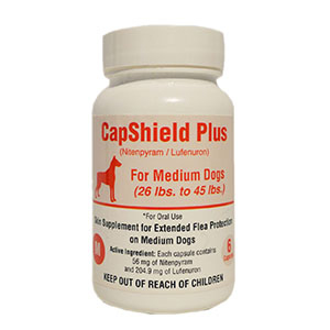 [291021] CapShield Plus for Dogs 26-45 lb - 6 ct