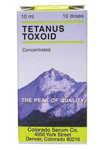 [11415] Tetanus Toxoid Concentrated 10 Dose - 10 mL (Keep Refrigerated)
