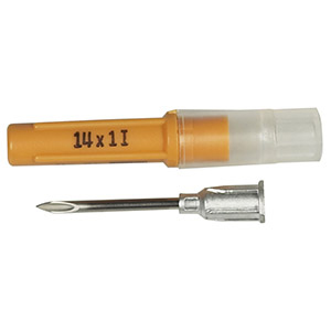 [8881201688] Monoject Needle Disposable Aluminum Hub - 14G x 1&quot; (100 Pack)