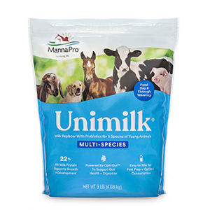 [94540218] Manna Pro Unimilk Multi-Species Milk Replacer - 9 lb