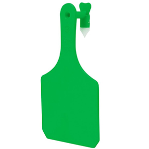 [Y0511025] Y-Tag Cow Green Blank (25 Pack)