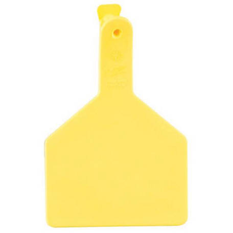 [9053600] Z Tags No-Snag Cow Ear Tags - Yellow Blank (25 Pack)