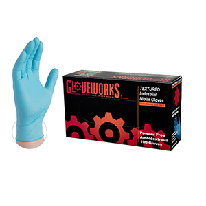 [INPF42100] Gloveworks Nitrile Powder Free Gloves 5 mil Sm - 100 ct