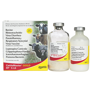 [10009906] Cattlemaster Gold FP 5 L5 10 Dose - 50 mL (Keep Refrigerated)