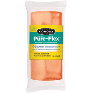 [0997089944] Manna Pro Corona Pure-Flex Wrap - 4&quot; x 5', Orange