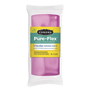 [0997099944] Manna Pro Corona Pure-Flex Wrap - 4&quot; x 5', Pink