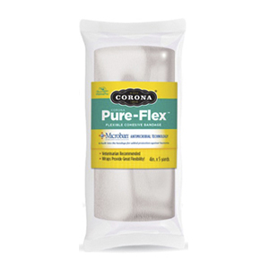 [0997119944] Manna Pro Corona Pure-Flex Wrap - 4&quot; x 5', White