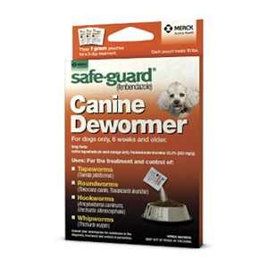[034906] Safe-Guard Canine 3-Day Dose - 1 g