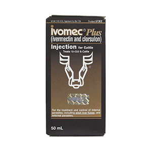 [126599] Ivomec Plus Cattle Injectable - 50 mL
