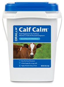 [CALFCALMPELLET] Oral-X Calf Calm Pellets - 12 lb bucket