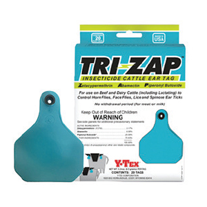 [1625000] Y-Tex Tri-Zap Insecticide Cattle Ear Tags