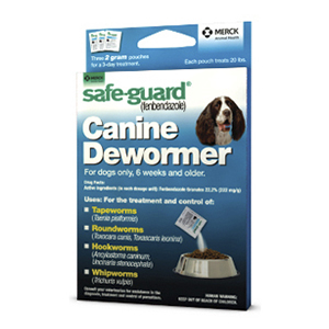 [033576] Safe-Guard Canine 3-Day Dose - 2 g