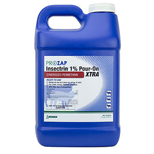 [1516010] Prozap Insectrin 1% Pour-On Xtra - 2.5 gal