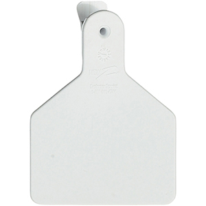 [9053013] Z Tags No-Snag Calf Ear Tags - White Blank (100 Pack)