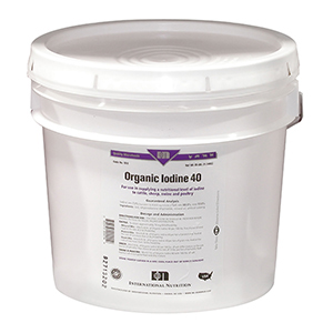 Organic Iodide 40 Grain Salt - 25 lb