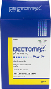 [10000455] Dectomax Cattle Pour-On (UPS Hazardous) - 2.5 L