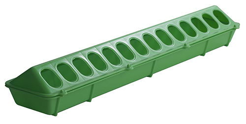 [820LIMEGREEN] Little Giant Flip-Top Poultry Ground Feeder Green