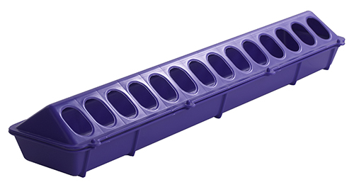 [820PURPLE] Little Giant Flip-Top Poultry Ground Feeder Purple