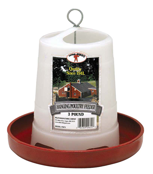[PHF3] Little Giant Hanging Poultry Feeder 3 lb