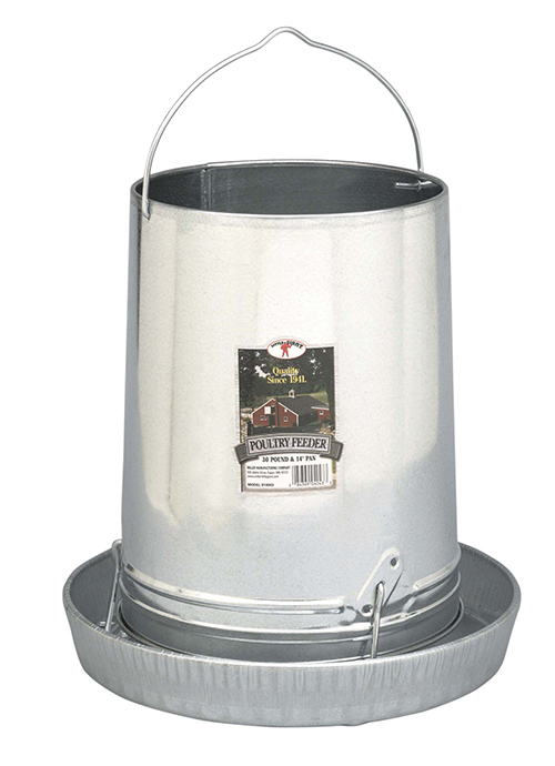[914043] Little Giant Hanging Metal Poultry Feeder 30 lb