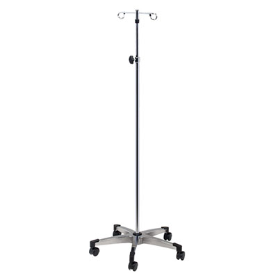 [IV-35] Clinton, 2-Hook IV Pole, 5-Leg