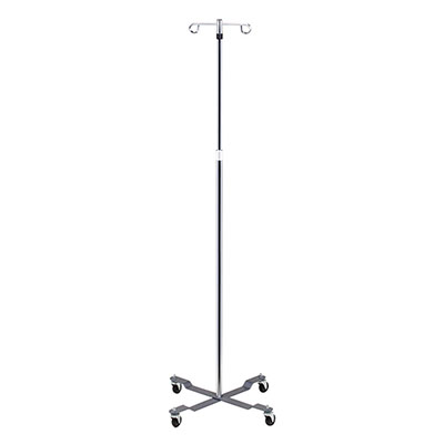 [IV-40] Clinton, Economy 2-Hook IV Pole, 4-Leg