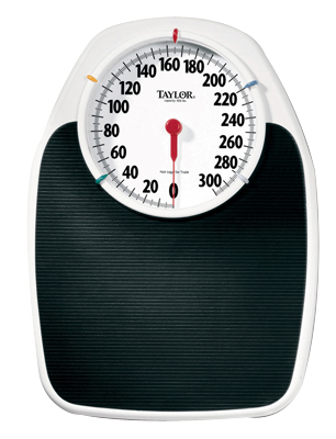 [12-1320] Large Dial Scale - 330 lb Capacity - 6.5 in. Dial on 17x11 in. Platform