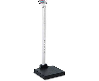 [12-1356] Detecto Apex Digital Clinical Scale w/Mechanical Height Rod (600 lb)