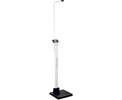[12-1366] Detecto Icon Digital Clinical Scale w/Sonar Height Rod (1000 lb)