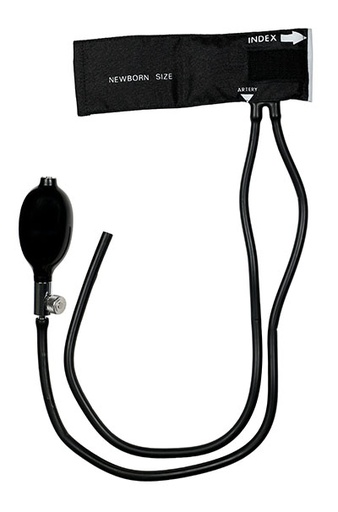 [12-2240] Sphygmomanometer Cuff - 2-tube Cuff ONLY - Newborn