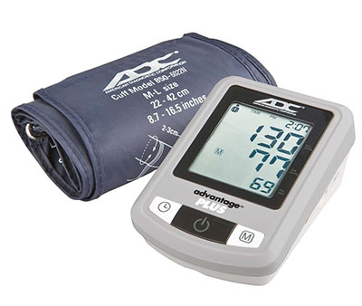[77-0018] ADC Advantage Plus Automatic Digital Blood Pressure Monitor, Adult, Navy