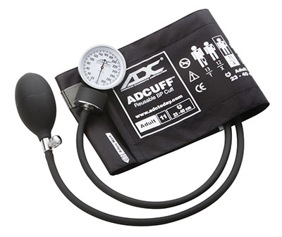 [77-0026] ADC Prosphyg Pocket Aneroid Sphyg, Adult, Black