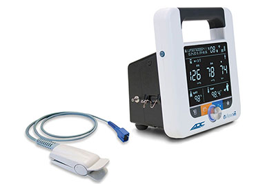 [77-0034] ADC AdView 2 Diagnostic Station, w/ Blood Pressure and Pulse Oximetry Modules